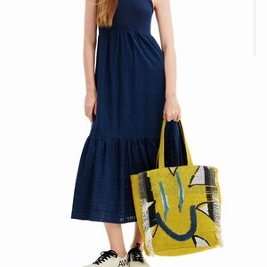 Oversized sun tote bag